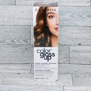 Clairol Color Gloss Up Temporary Toning Hair Color Warm CarameL Brownie